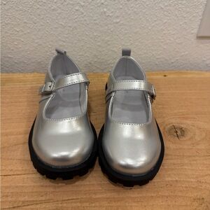 GAP Silver Kids Dress Shoes